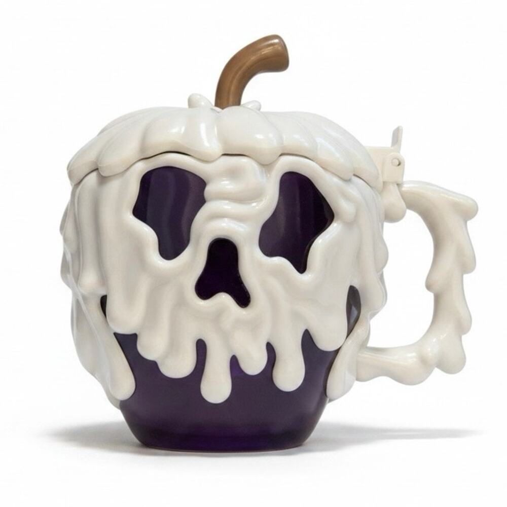 NWT Disney Parks Purple Poison Apple Villain Halloween Souvenir Stein